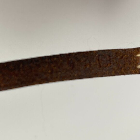 Hermès Vintage Hapi 4 Tours Leather Bracelet w/ Palladium Plated Buckle-Preowned - Picture 2 of 10